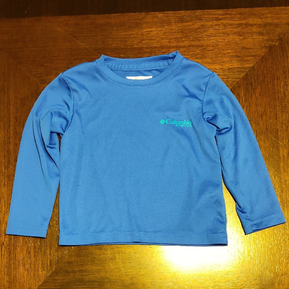 Columbia Kids Long Sleeve Shirt in Blue - 2T